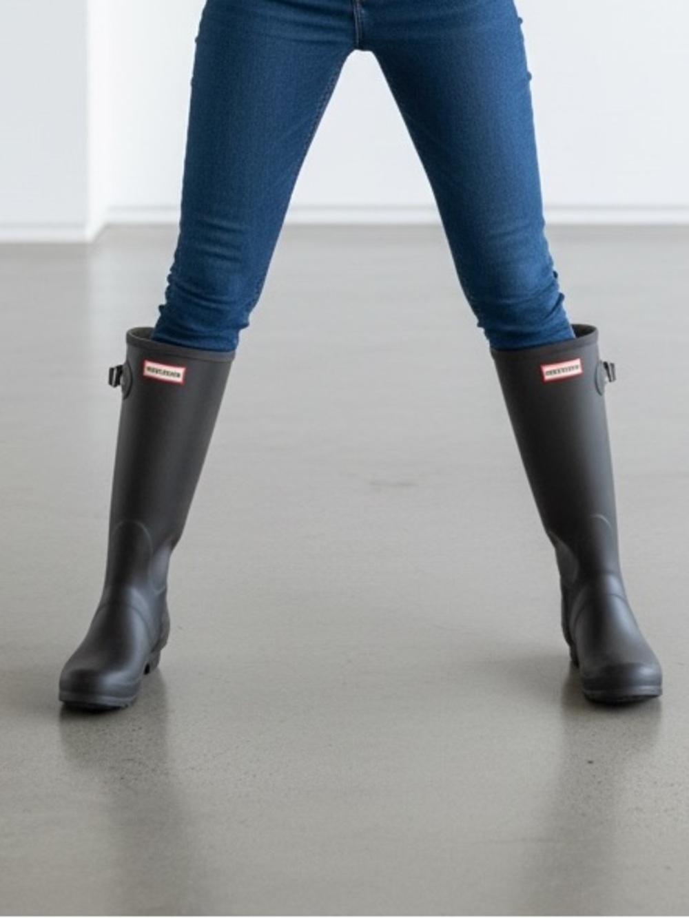 Hunter Black Rain Boots Size 10